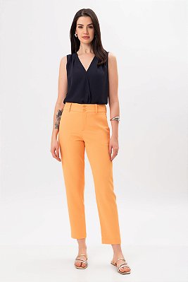CALÇA CREPE PESSEGO MANU
