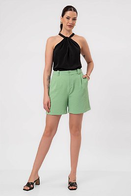 SHORT CREPE SUNSET VERDE