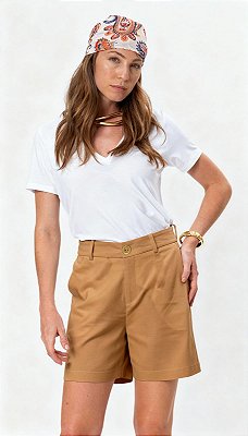 SHORT CAMILA OCRE