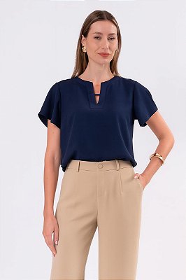 BLUSA NEW PATY AZUL MARINHO