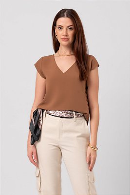 BLUSA MANUELA SUMMER BROWN