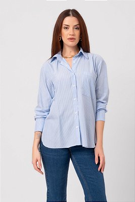 CAMISA BLUE LISTRAS