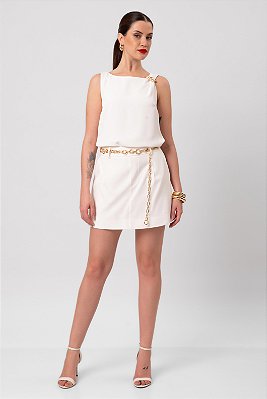 SHORT SAIA ISADORA OFF WHITE