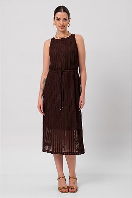 VESTIDO PRIME ENLACE CHOCOLATE SAUCE