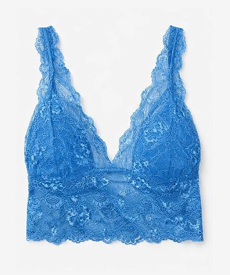 TOP CROPPED RENDA LACE MYKONOS BLUE