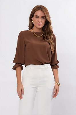 BLUSA 3/4 ITALIA CHOCOLATE SAUCE