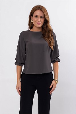 BLUSA 3/4 ITALIA ROBUST GREY