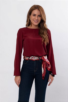 BLUSA MANGA LONGA FRANÇA CHERRY