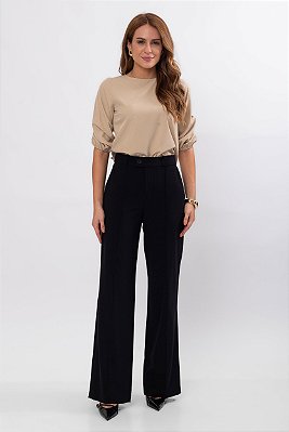 CALÇA RETA HELOÍSA PRETO