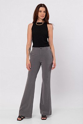 CALÇA FLARE HELOÍSA ROBUST GREY