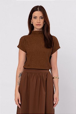 BLUSA PREPPY LOVE CHOCOLATE SAUCE