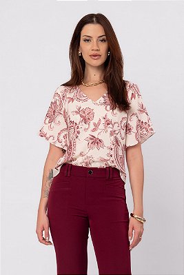 BLUSA MANGA CURTA NOSTALGIC