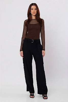 BLUSA TULE PARIS CHOCOLATE SAUCE