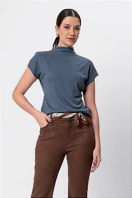 BLUSA MALU STEEL BLUE