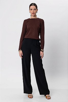 BLUSA MANGA LONGA PREGAS MALU CHOCOLATE SAUCE