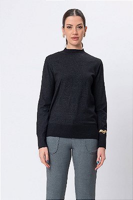 BLUSA TRICOT NICOLE PRETO
