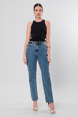 CALÇA RETA ALICE JEANS