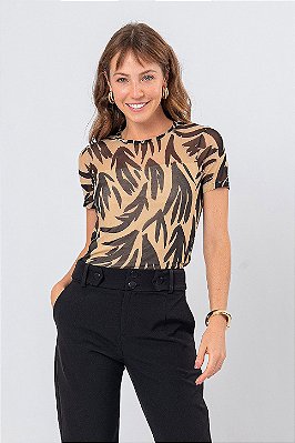 BLUSA TULE PRINT