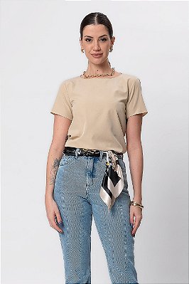 BLUSA MANGA CURTA LONDRES WAX PAPER