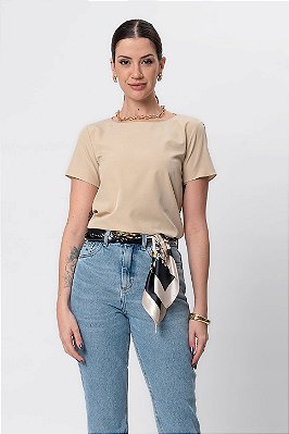 BLUSA MANGA CURTA LONDRES WAX PAPER