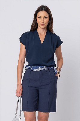 BLUSA MAYA AZUL MARINHO