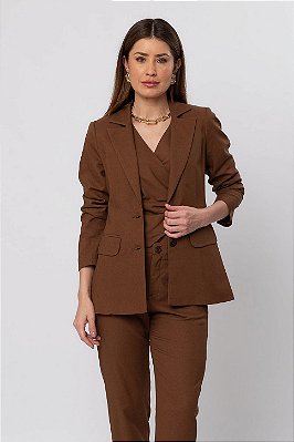 BLAZER CAMILA MARROM