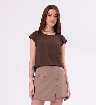 BLUSA ANGÉLICA MARROM