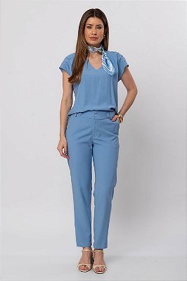CALÇA SLIM MARINA ETERNAL BLUE