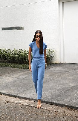 CALÇA SLIM MARINA ETERNAL BLUE