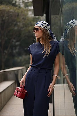 BLUSA LUMA AZUL MARINHO