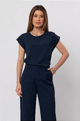 BLUSA LUMA AZUL MARINHO