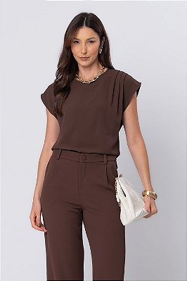 BLUSA LUMA MARROM