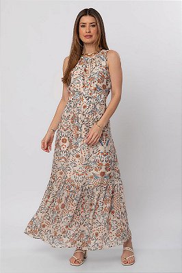 VESTIDO NEW ROMANCE ENERGY ORANGE