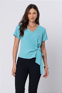 BLUSA LAÇO HELENA CALMING GREEN