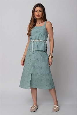 SAIA MIDI MEL CALMING GREEN