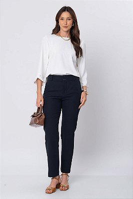 CALÇA ESSENTIAL SLIM URBAN AZUL MARINHO