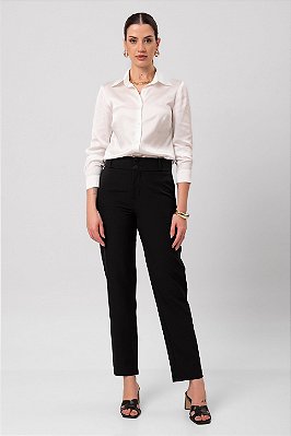CALÇA ESSENTIAL SLIM URBAN PRETO