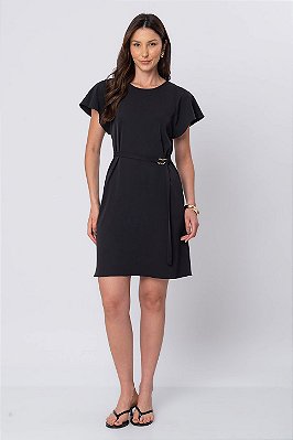 VESTIDO CURTO ANA LÍVIA PRETO