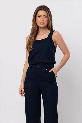 REGATA LINEN FLORA AZUL MARINHO