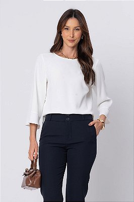 BLUSA 3/4 HELENA OFF WHITE