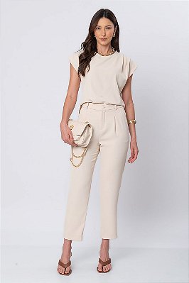 CALÇA SLIM NEW LUMA CLASSIC BEIGE