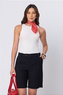 Regata Alta Kate Off White Feminina