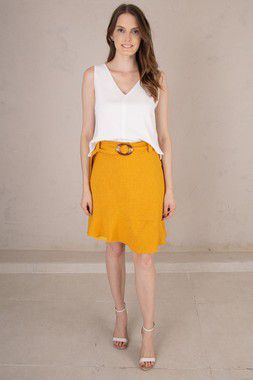 Saia Midi Giulia Feminina