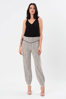 Calça Priscila Jacquard Feminina