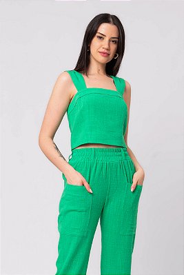 Cropped Flora Feminino