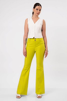 Calça Flare Sarja Gabriela Feminina
