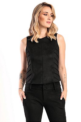 Regata Suede Detalhe Larissa Feminina
