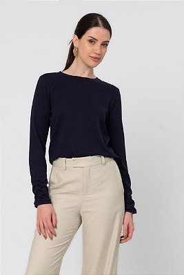Blusa Manga Longa Malu Feminina