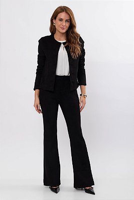 Calça Flare Suede Bia Feminina