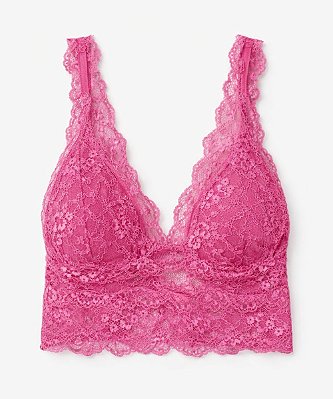 Top Cropped Renda Lace Feminino